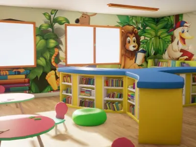 Asset - Cartoons - Library 3D model