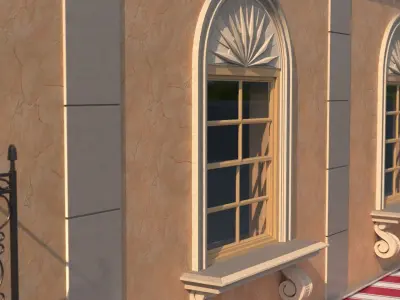Modular Building 3D model purchase