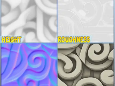 Stylized Ornaments Seamless Texture Texture