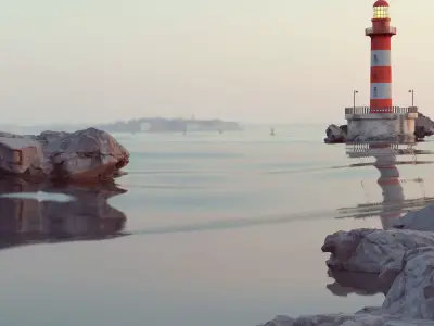 A Lighthouse 3D model