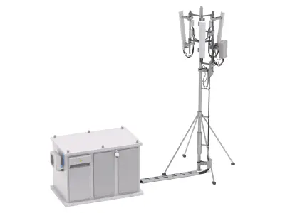 Cell Phone Tower 1 3D model