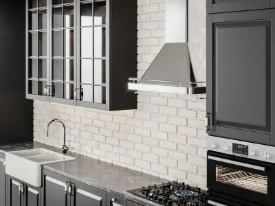 Ikea kitchen idea01 3D model