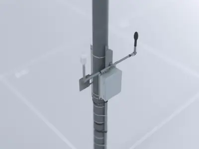 Toronto Power Lines 04 3D model