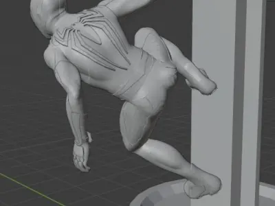 Spiderman PS4 for 3d printing 3D print model