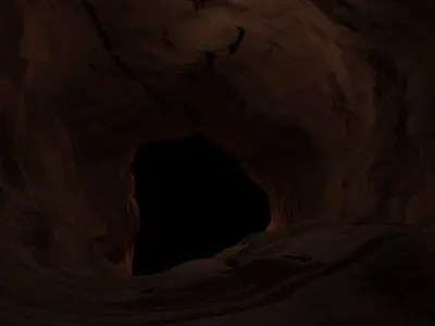 CAVE 3D MODEL Low-poly 3D model