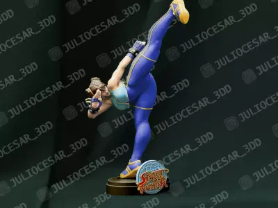 Street fighter - Chun Li 3D print model