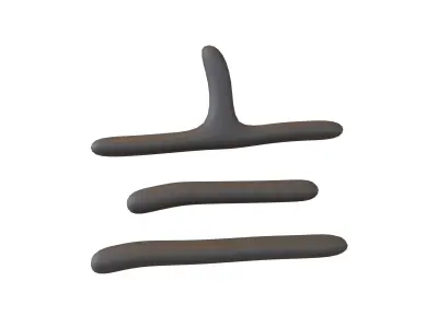 Suzhou Numerals Eight V1 001 Low-poly 3D model