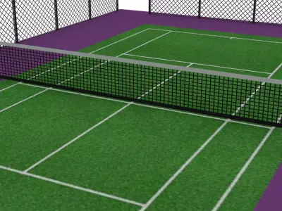 Tennis Court 3D model