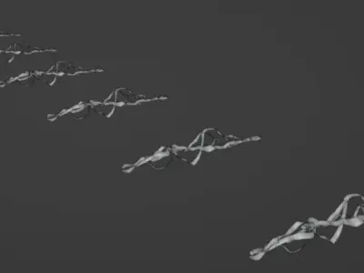 Lightning Stream Pack 1 Low-poly 3D model