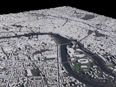 Toulouse - France 3D model