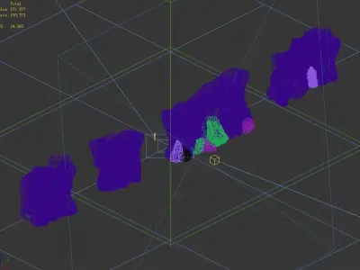 Vampire main city - Cliff 01 3D model