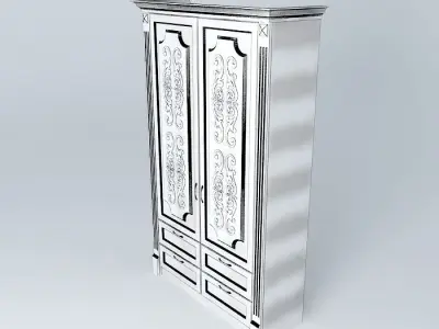 wardrobe light box with letter l Free 3D model