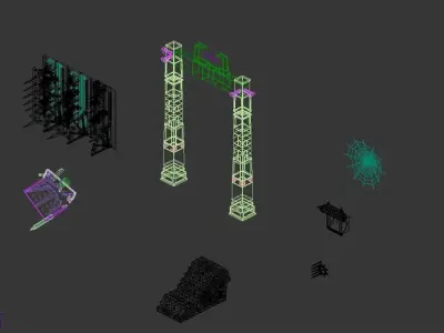 Game Dungeon - Arch 32 3D model
