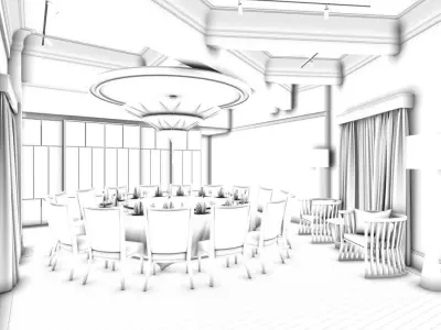 Business - Food Beverage 7-080 3D model