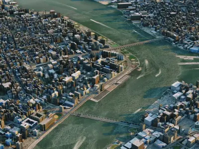 NY Style City 3D model