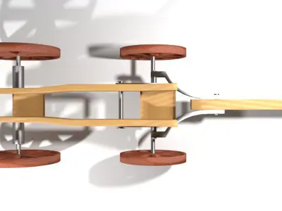 Wagon - Freight 3D model