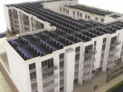 Housing Complex 3D model