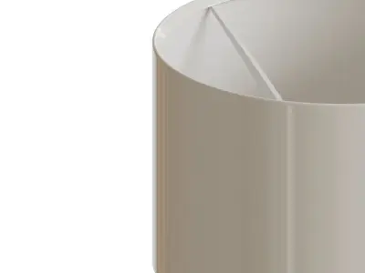 Spun T1 T2 Table Lamp 3D model