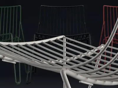 Tio Easy Chair 3D model