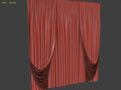Curtain 3D model