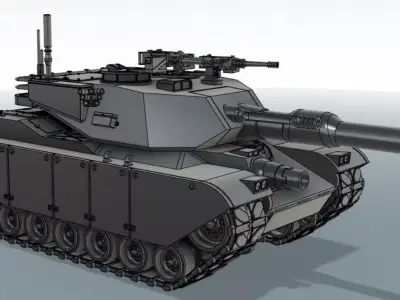 Super Abrams  3D print model