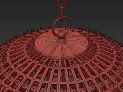AERIN Renwick Large Sphere Chandelier 3D model