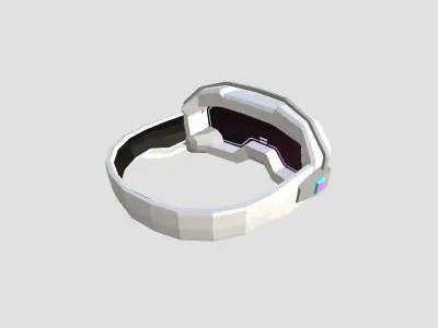 SciFi Glasses Low Poly A07 - Character Design Low-poly 3D model
