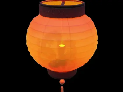 Realistic Chinese Lantern Collection 3D Model Pack