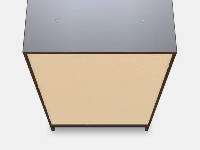 IDANAS Wardrobe Low-poly 3D model