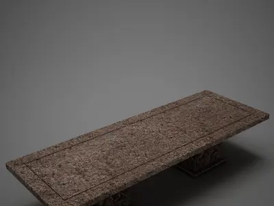 Classic Stone coffe table 3D model
