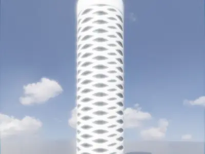 Parametric Building 1b13 3D model