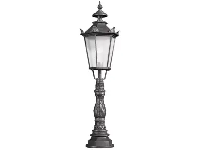 Classical Outdoor Garden Lamp Lantern 3D model