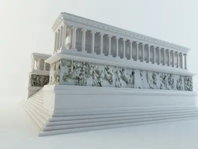 The Pergamon Altar Of Zeus 3D model