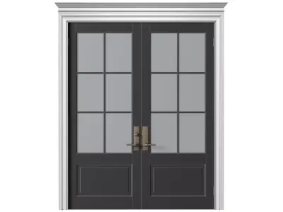 Entrance modern classic street doors 3D model