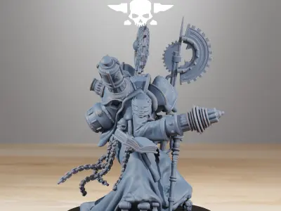 Scavenger Cultist Leader 3D print model