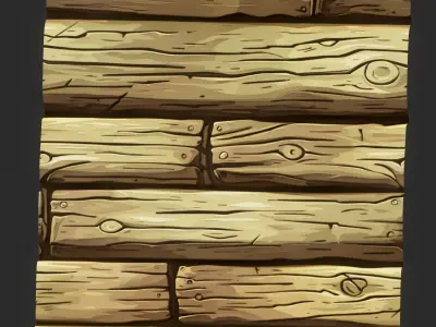 Stylized Wood Seamless Texture  Texture