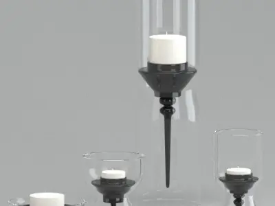 Votive Candle 3D model