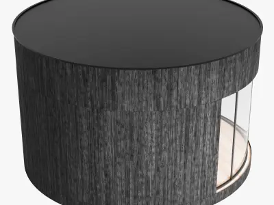 Outdoor Cylindrical Cabin 3D model