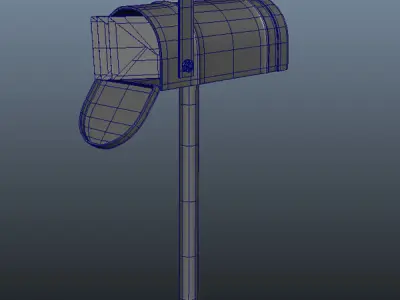 Mailbox 01 3D model