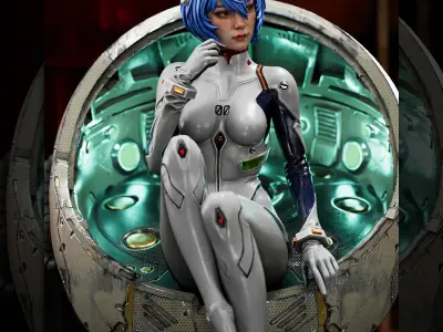 Rei Ayanami 3D print model