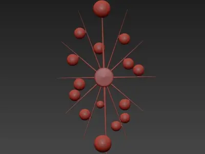 Cb Flush Mount Seventeen Lighting 3D model