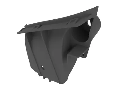 PEUGEOT Door Handle Brackets Left-Right 3D print model