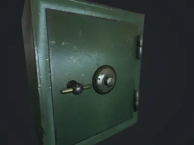 Safe v1 pbr Low-poly 3D model