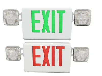  Exit Sign 3D model