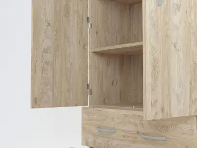 Wooden Cabinet 31 3D model
