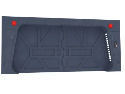 Scarif Blast Door Large 1-6 scale Hottoys 3D print model