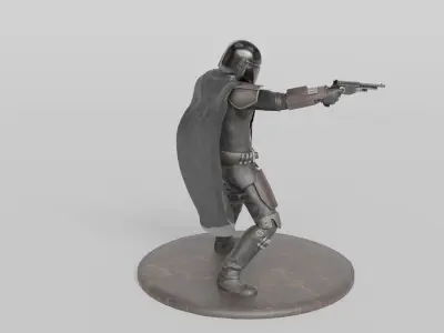 3D Printable Mandalorian 3D print model