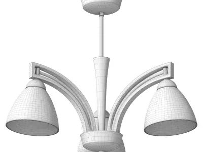 Ceiling chandelier Wenge Magnat 21383 and 21353 3D model