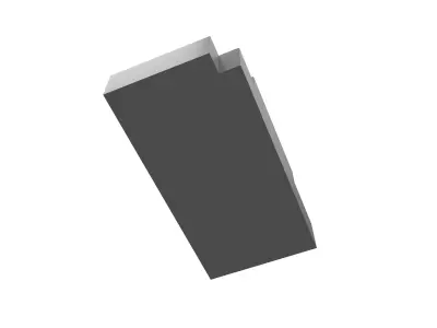 Voxel Mouse v1 001 Low-poly 3D model