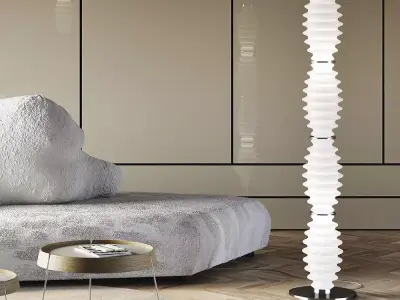 Grand Collier Floor Lamp 3D Model 3D model